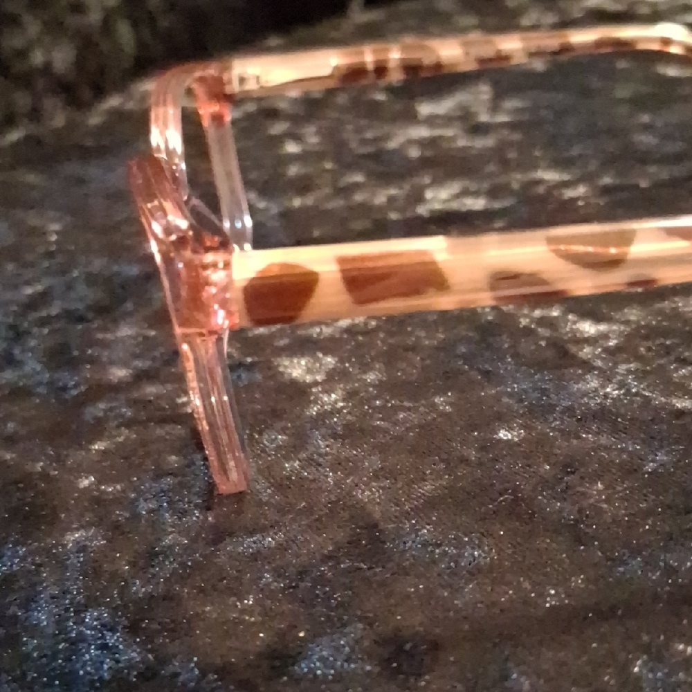 Pink Kids Animal Print Eyeglasses Frames Only .